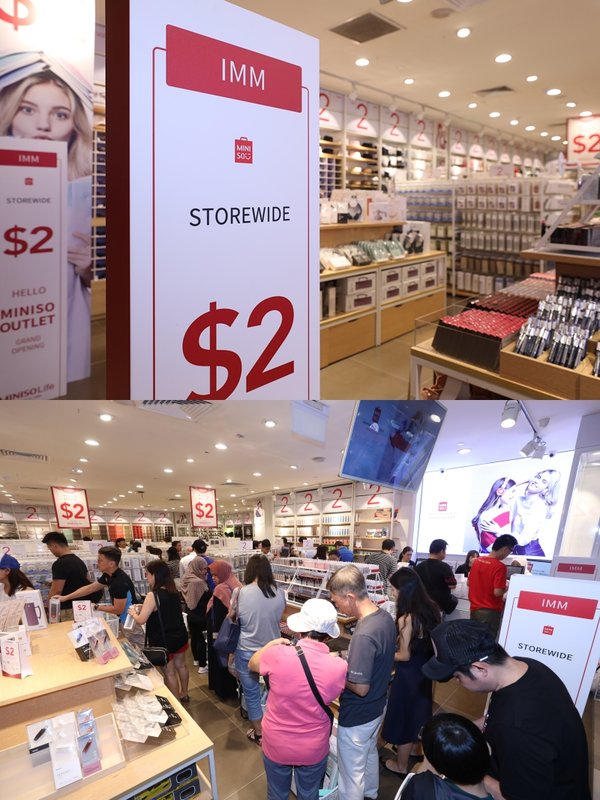 The 2SGD Sales Model of MINISO Outlet Is Well Received in Singapore