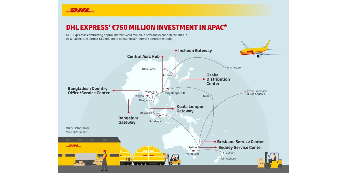 Dhl Express Route Map