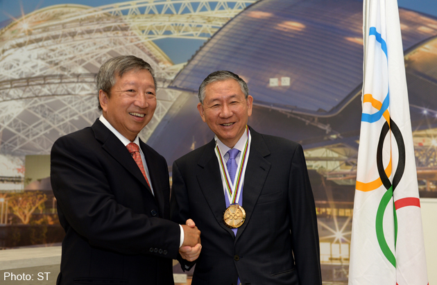 Hwang receives IOC medal for Olympic contribution, News - AsiaOne