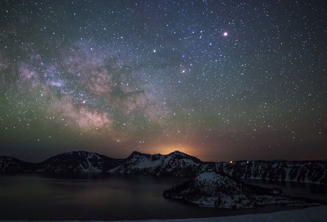 Stunning time-lapse video shows starry sky without light, Travel News ...