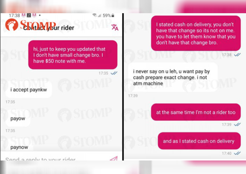 'I'm not ATM machine': Foodpanda customer and rider argue over cash-on ...