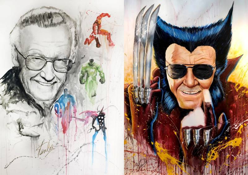 Marvel Covers Artworks Starring Stan Lee Go Up For Blockchain Auction 