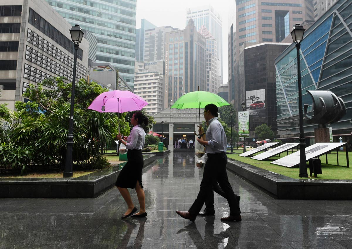 Heavy rain forecast this late afternoon , Singapore News AsiaOne