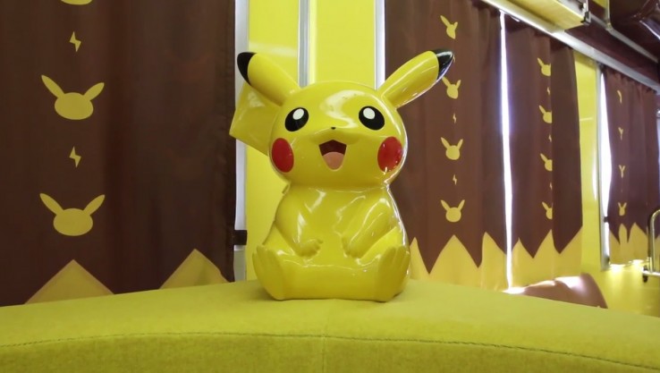 pikachu train toy