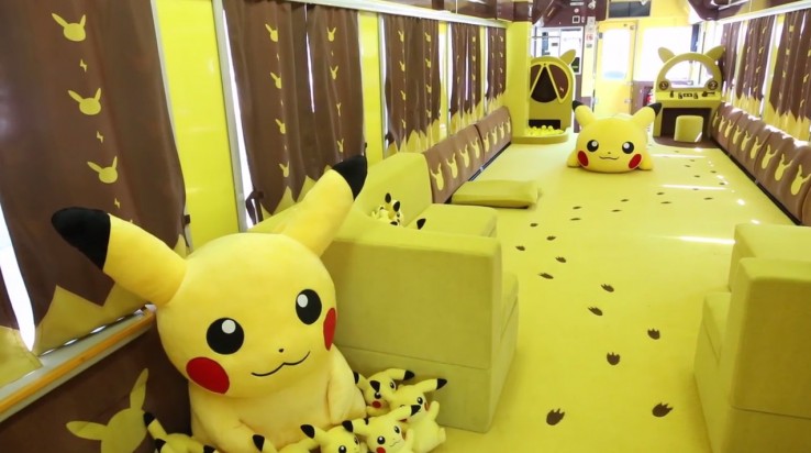 pikachu train toy