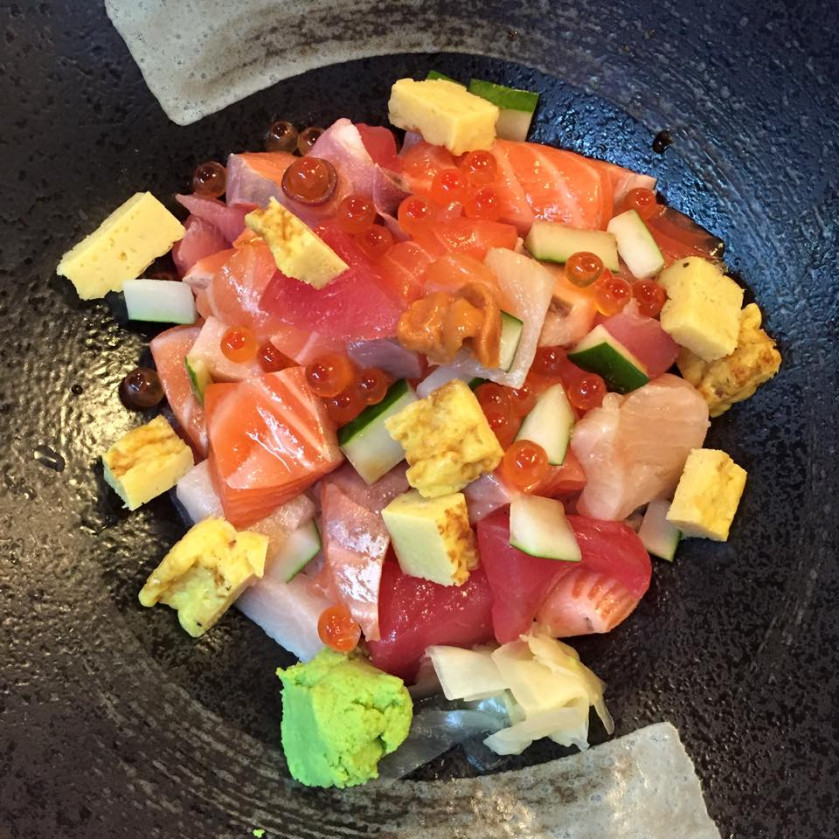 chirashi bowl topper