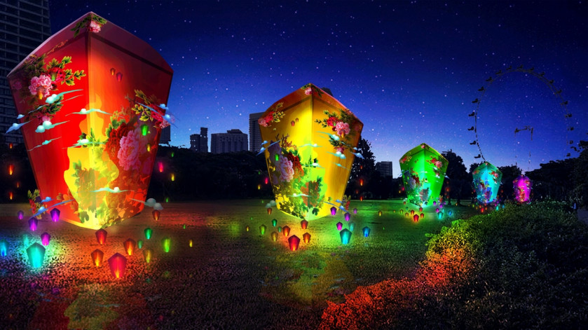 Mythical lantern displays light up Gardens by the Bay this Mid-Autumn