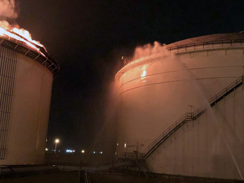 SCDF Puts Out Oil Storage Tank Fire On Pulau Busing After 'intense' 6 ...