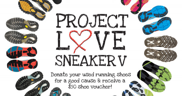 Donate your used running shoes for a 