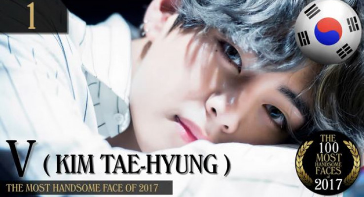 Bts V Named The Most Handsome Face Of 17 Entertainment News Asiaone