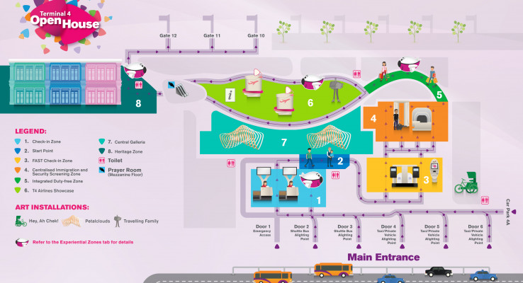 Directions To Terminal 4 Free Tours Of Changi Airport's New Terminal 4 Before It Opens, Singapore  News - Asiaone