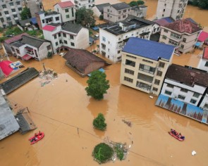 Town hit by year&#039;s worth of rain as storms continue to lash China