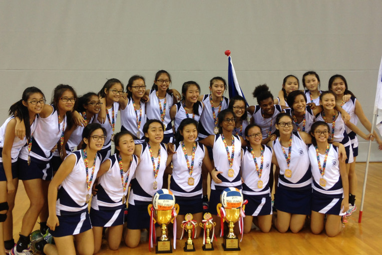 CHIJ Secondary Retain B And C Div Netball Crowns , News - AsiaOne