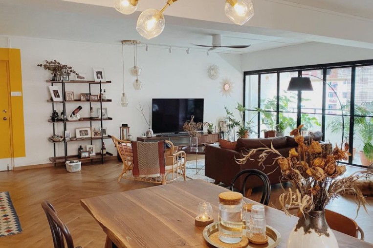 These picturesque HDB interiors are total home styling # ...