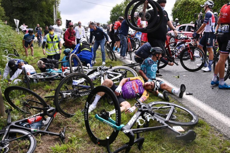 Cycling: Spectator who caused Tour de France crash ...