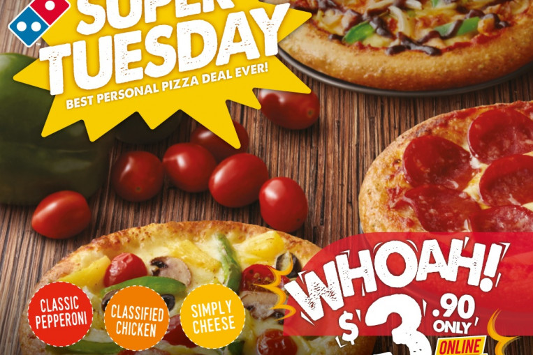 Rock Your Week with Domino’s Super Tuesday!, Business News AsiaOne