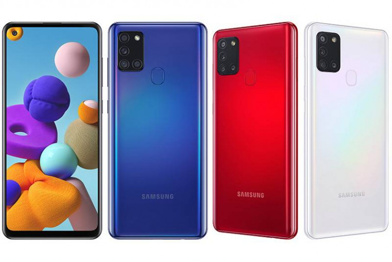 The budget Samsung Galaxy A21s also has a quad-lens rear camera system