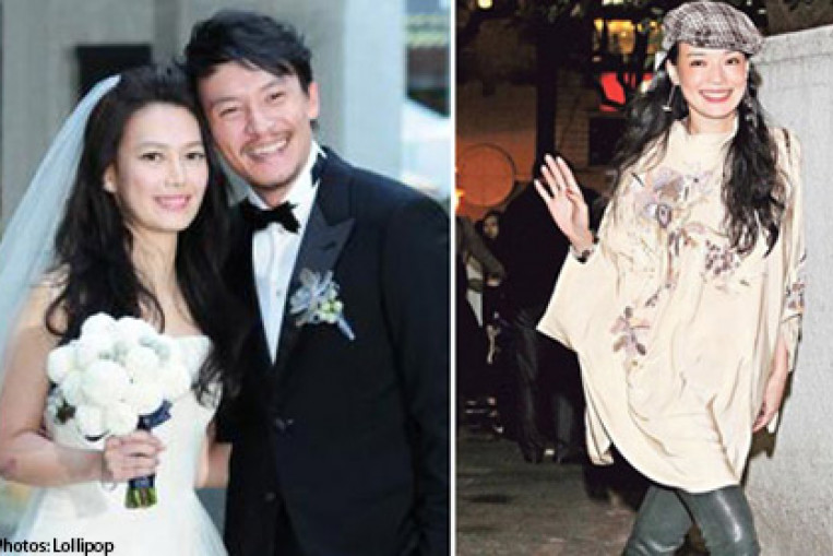 Chang Chens wife gives wedding bouquet to his old flame Shu Qi ...