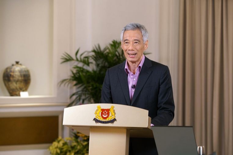 PM Lee Hsien Loong addressing nation on Covid-19 situation on Oct 9 ...