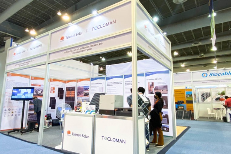 Intersolar Series Exhibition Talesun Solar at Intersolar Mexico 2022