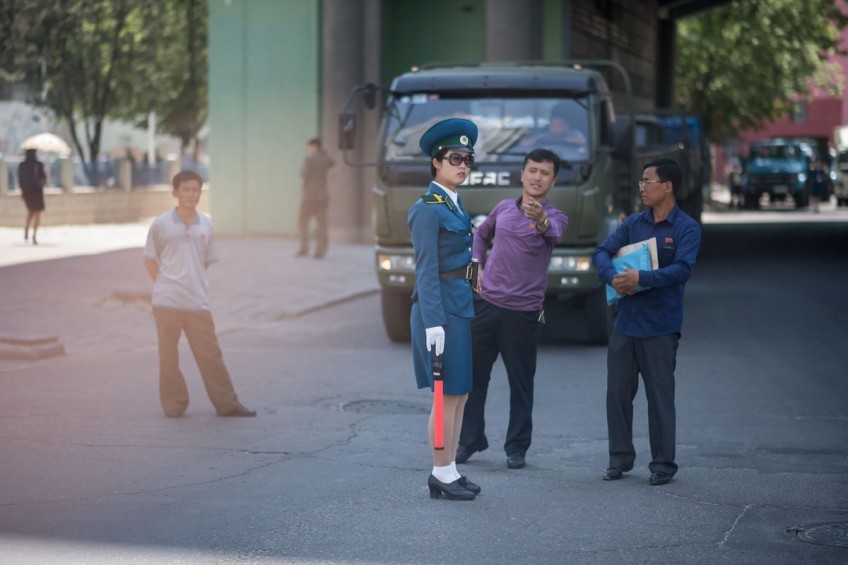 Driven to distraction: meet Pyongyang's 'traffic ladies