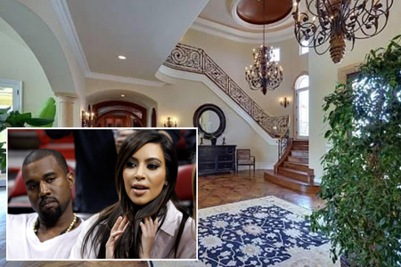 kim kardashian kanye west mansion pictures