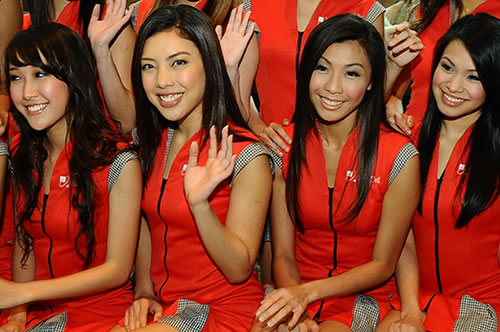 Photos Singapore 2010 F1 Singtel Grid Girls 