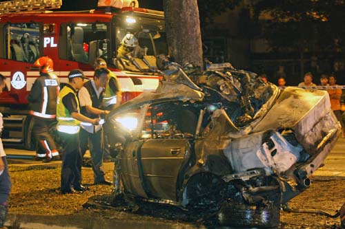 Photos Past Accidents At Loyang Avenue